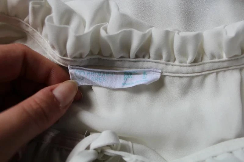 Primark White Ruffled Blouse – photo 6